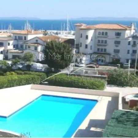 Daire T3 Luxe, Vue Mer-piscine, A Pied Le Lavandou